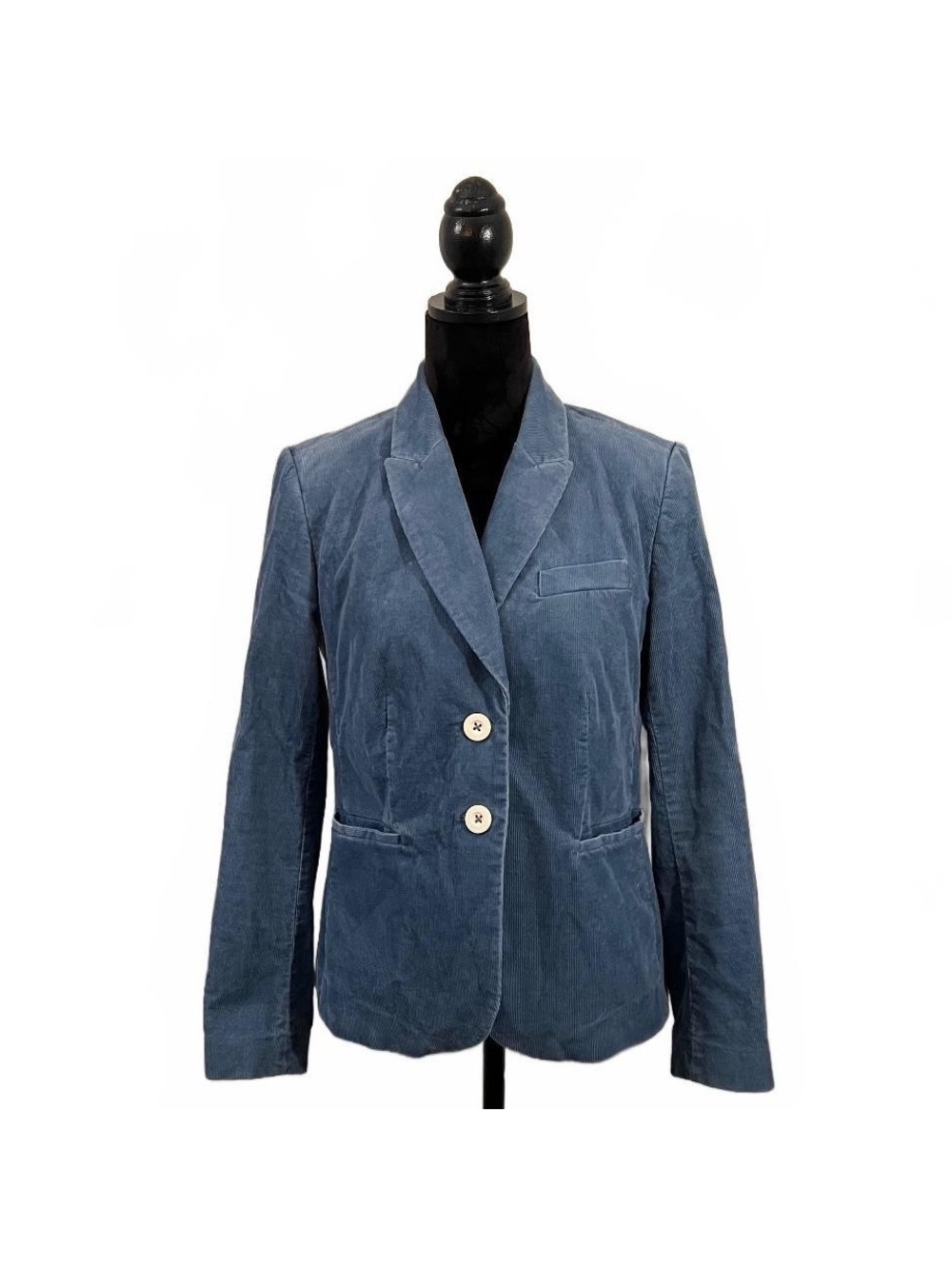 Boden Blue Corduroy Blazer Jacket Preppy Office Academia